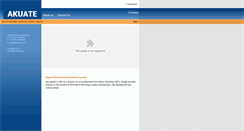 Desktop Screenshot of akuate.com