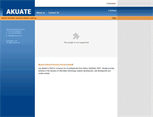Tablet Screenshot of akuate.com